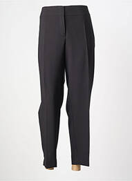 Pantalon 7/8 fermeture zippée sous rabat avec crochet taille normale noir BETTY BARCLAY femme