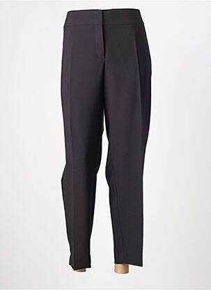 Pantalon 7/8 fermeture zippée sous rabat avec crochet taille normale noir BETTY BARCLAY femme