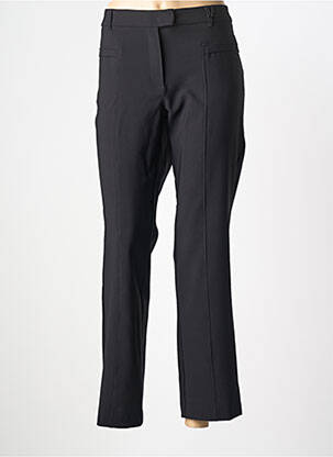 Pantalon droit tissage crêpe taille normale noir !OHO! femme