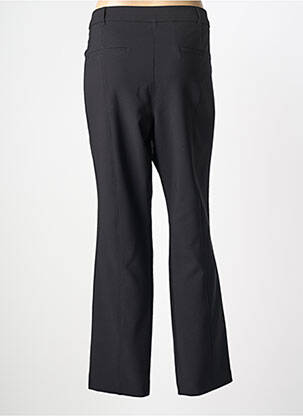 Pantalon droit tissage crêpe taille normale noir !OHO! femme