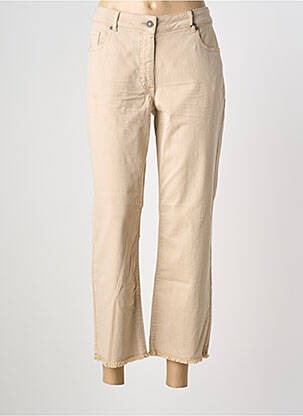 Jeans coupe droite stretch taille normale beige BETTY BARCLAY femme