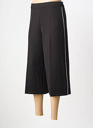 Pantacourt stretch taille basse noir EMABLUES femme