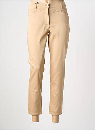 Pantalon 7/8 stretch taille normale beige BETTY BARCLAY femme
