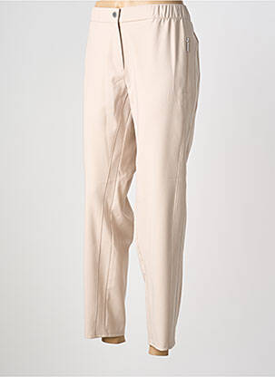 Pantalon 7/8 taille élastique taille normale beige BETTY BARCLAY femme