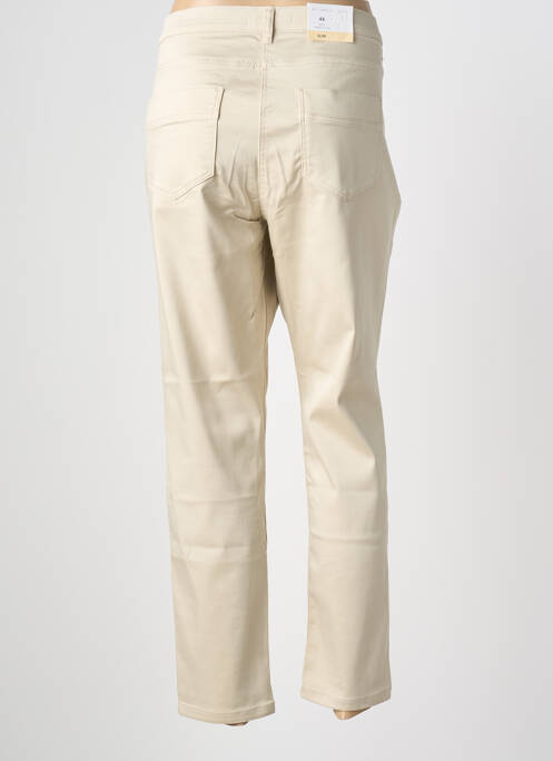 Pantalon 7/8 stretch taille normale beige clair BETTY BARCLAY femme