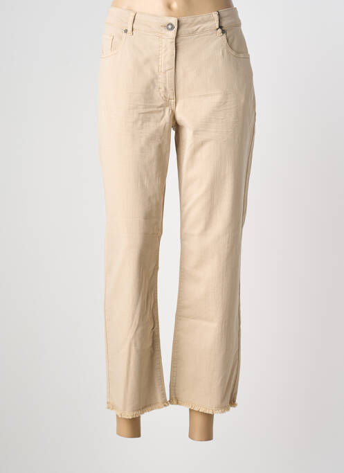 Jeans coupe droite stretch taille normale beige BETTY BARCLAY femme