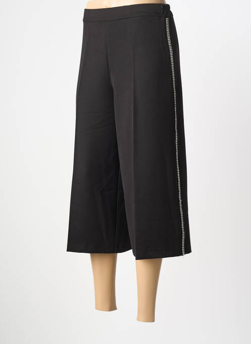 Pantacourt stretch taille basse noir EMABLUES femme