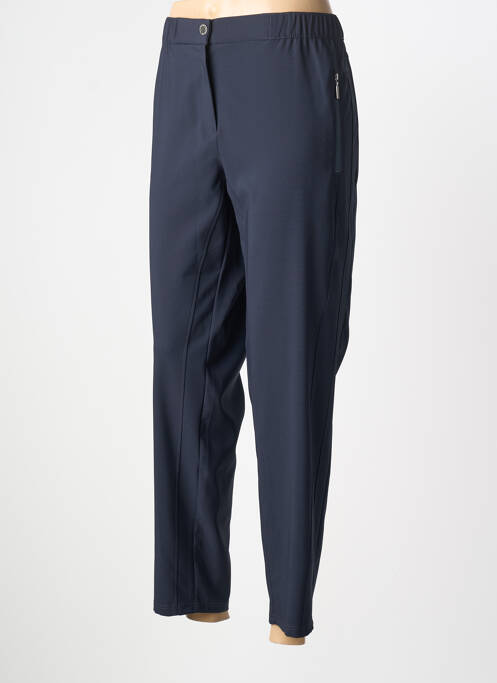 Pantalon 7/8 taille élastique taille normale bleu BETTY BARCLAY femme