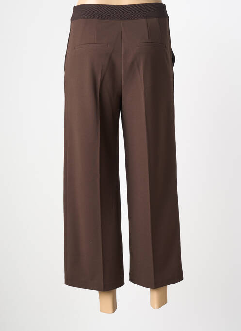 Pantalon 7/8 taille élastique taille normale marron BETTY BARCLAY femme