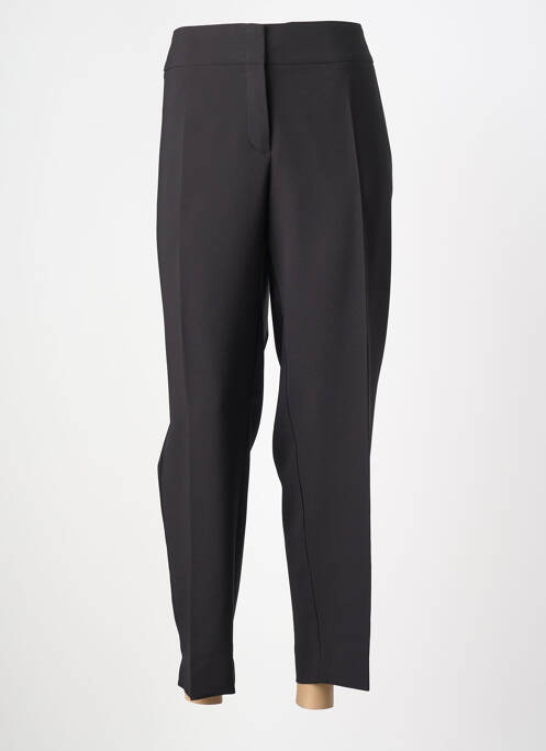 Pantalon 7/8 fermeture zippée sous rabat avec crochet taille normale noir BETTY BARCLAY femme