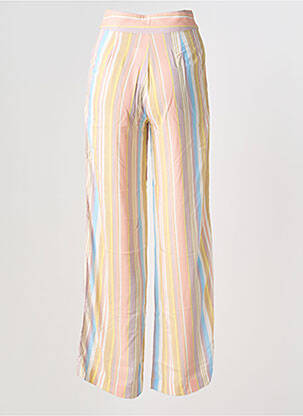 Pantalon large tissage popeline taille normale rose TIFFOSI femme