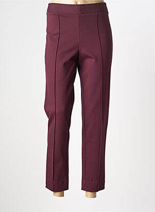 Pantalon slim taille élastique taille normale violet FRANCE RIVOIRE femme