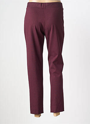 Pantalon slim taille élastique taille normale violet FRANCE RIVOIRE femme