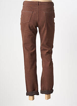 Jeans coupe slim stretch taille normale marron I.QUING femme