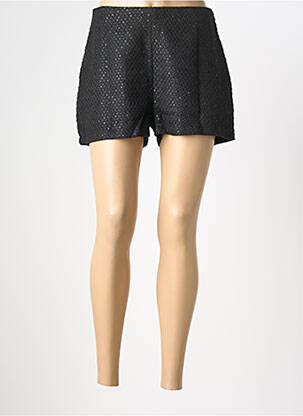 Short taille normale taille normale noir UNIKA femme