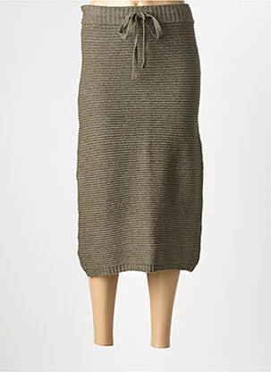 Jupe longue taille normale vert TIFFOSI femme