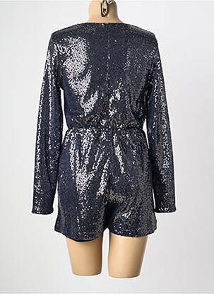Combishort coupe cintrée manches longues bleu TIFFOSI femme