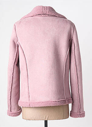 Veste casual col tailleur rose FRANCE RIVOIRE femme