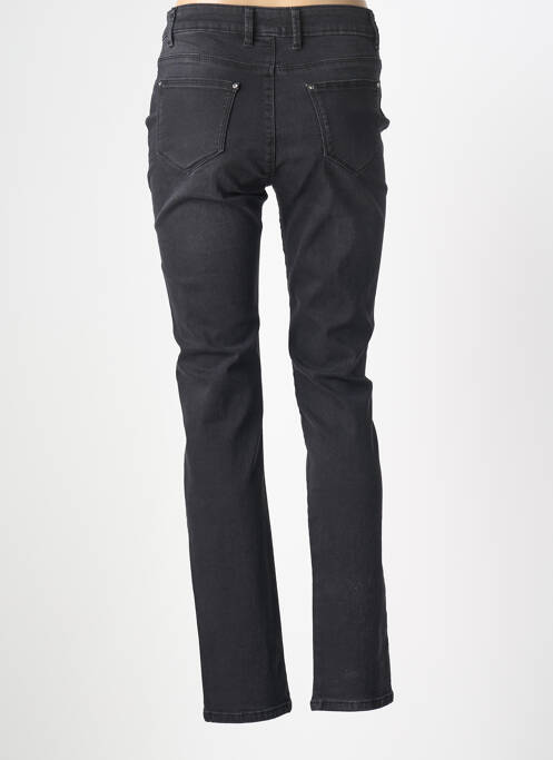 Jeans coupe slim tissage brut taille normale gris GUY DUBOUIS femme
