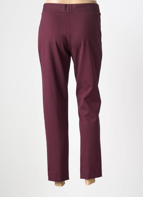 Pantalon slim taille élastique taille normale violet FRANCE RIVOIRE femme