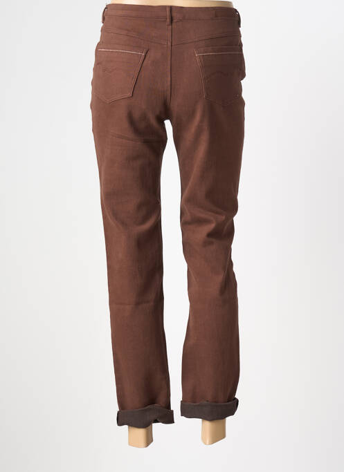 Jeans coupe slim stretch taille normale marron I.QUING femme