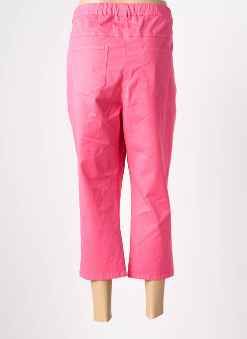 Pantacourt stretch taille normale rose FRANCE RIVOIRE femme
