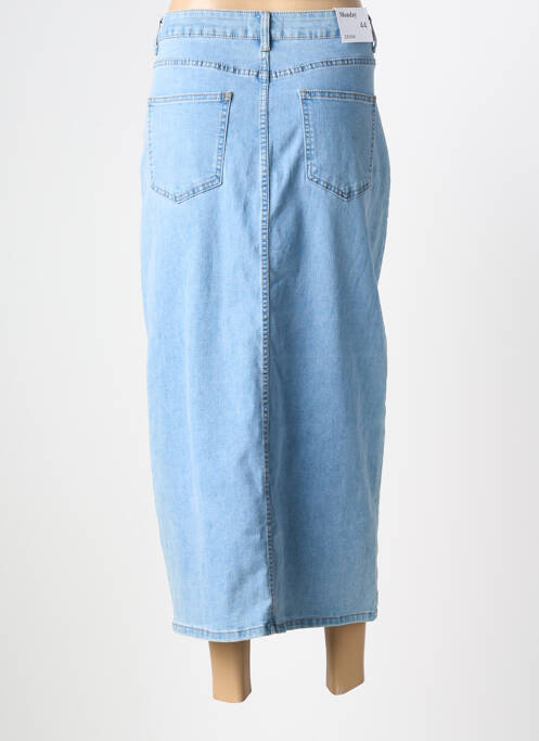 Jupe longue taille normale bleu MONDAY femme