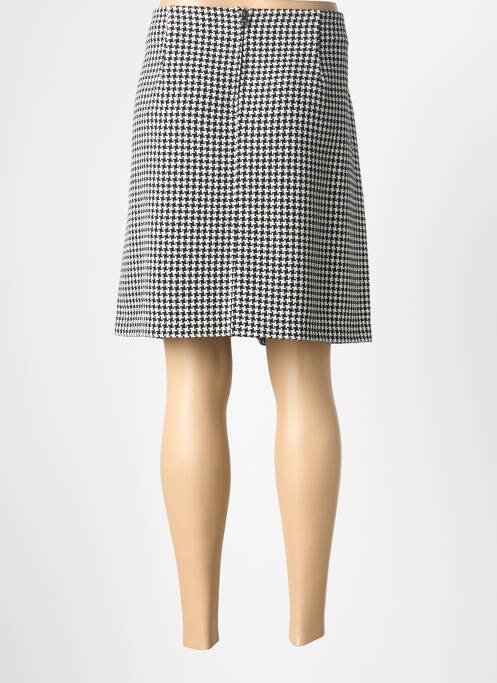 Jupe mi-longue doublure textile noir STREET ONE femme