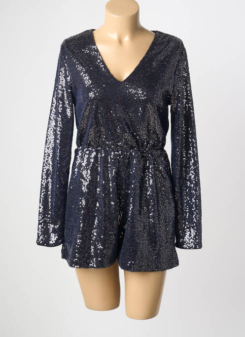Combishort coupe cintrée manches longues bleu TIFFOSI femme