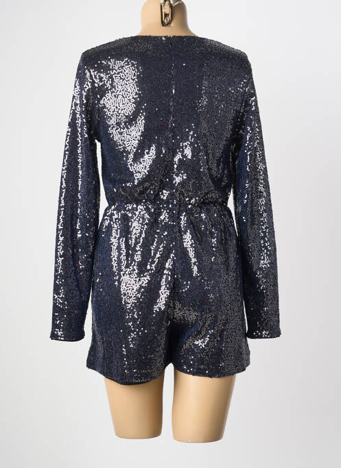Combishort coupe cintrée manches longues bleu TIFFOSI femme