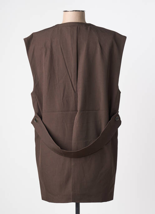 Veste casual poches marron JUS DE POM femme