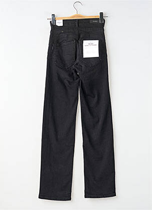 Jeans coupe droite stretch taille normale noir TIFFOSI femme