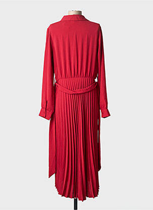 Robe longue manches longues manches longues rouge TIFFOSI femme