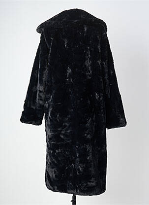 Manteau long coupe droite sans capuche noir TIFFOSI femme