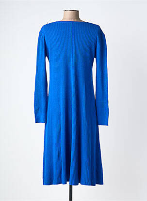 Robe mi-longue manches longues manches longues bleu FINERY femme