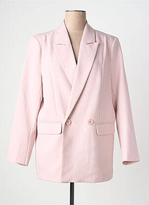 Blazer manches longues rose LULUMARY femme