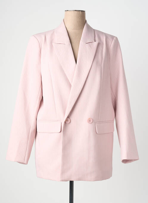 Blazer manches longues rose LULUMARY femme