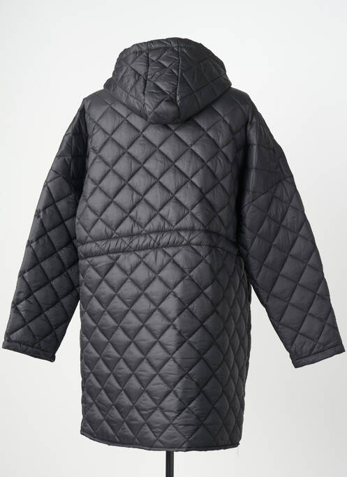 Doudoune poches a capuche noir COULEURS DU TEMPS femme