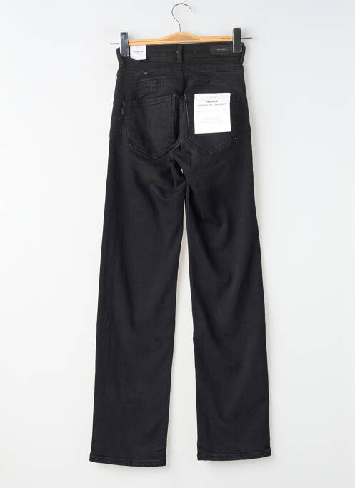 Jeans coupe droite stretch taille normale noir TIFFOSI femme