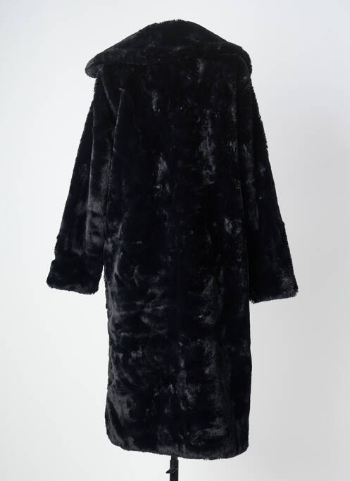 Manteau long coupe droite sans capuche noir TIFFOSI femme