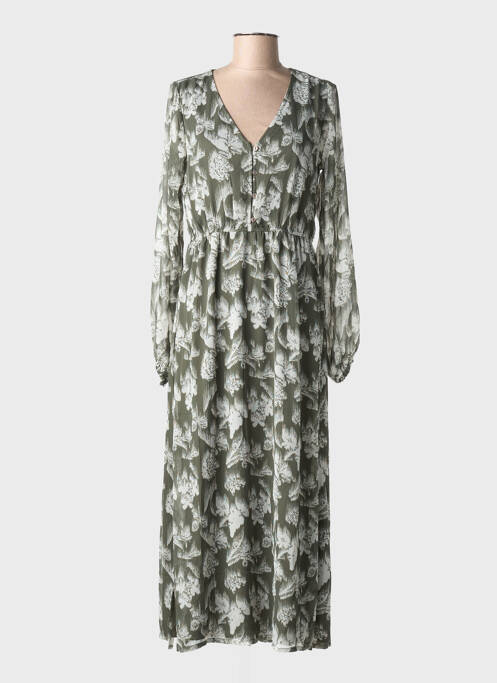 Robe longue manches longues manches longues vert TIFFOSI femme