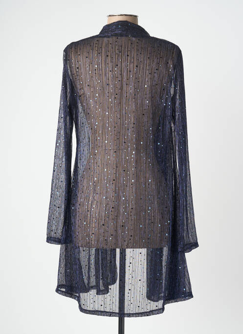 Veste casual coupe cintrée bleu JOY'S PARIS femme