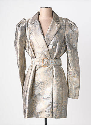 Veste chic fermeture boutonnée sur le devant beige F & P femme