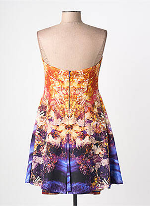 Robe courte sans manche sans manche orange ALEXANDER MCQUEEN femme