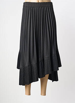 Jupe longue coupe fluide noir MAY BY SHINING STAR femme