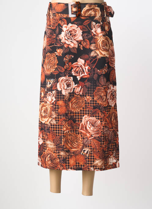 Jupe longue taille normale marron 101 IDEES femme
