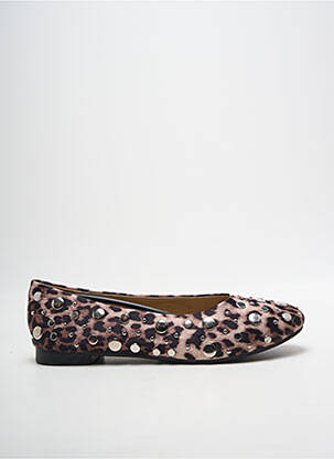 Ballerines bout rond talon plat jusqu'à 3cm marron JOIA femme