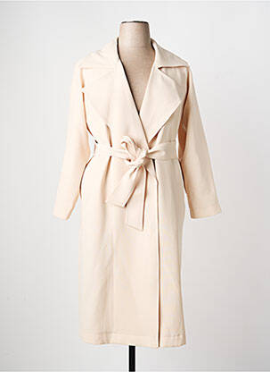 Trench tissage popeline sans capuche beige ESQUALO femme