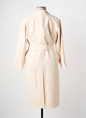 Trench tissage popeline sans capuche beige ESQUALO femme