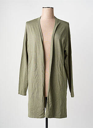Gilet manches longues stretch vert MASAI femme